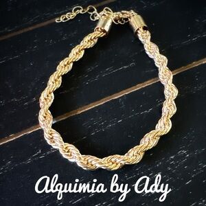 Alquimia by Ady Gold Braided Bracelet